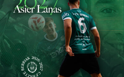 𝐑𝐄𝐍𝐎𝐕𝐀𝐂𝐈𝐎́𝐍| 📝 Asier Lanas seguirá siendo jugador de la primera plantilla del C.F.Gazte Berriak en Tercera Rfef.